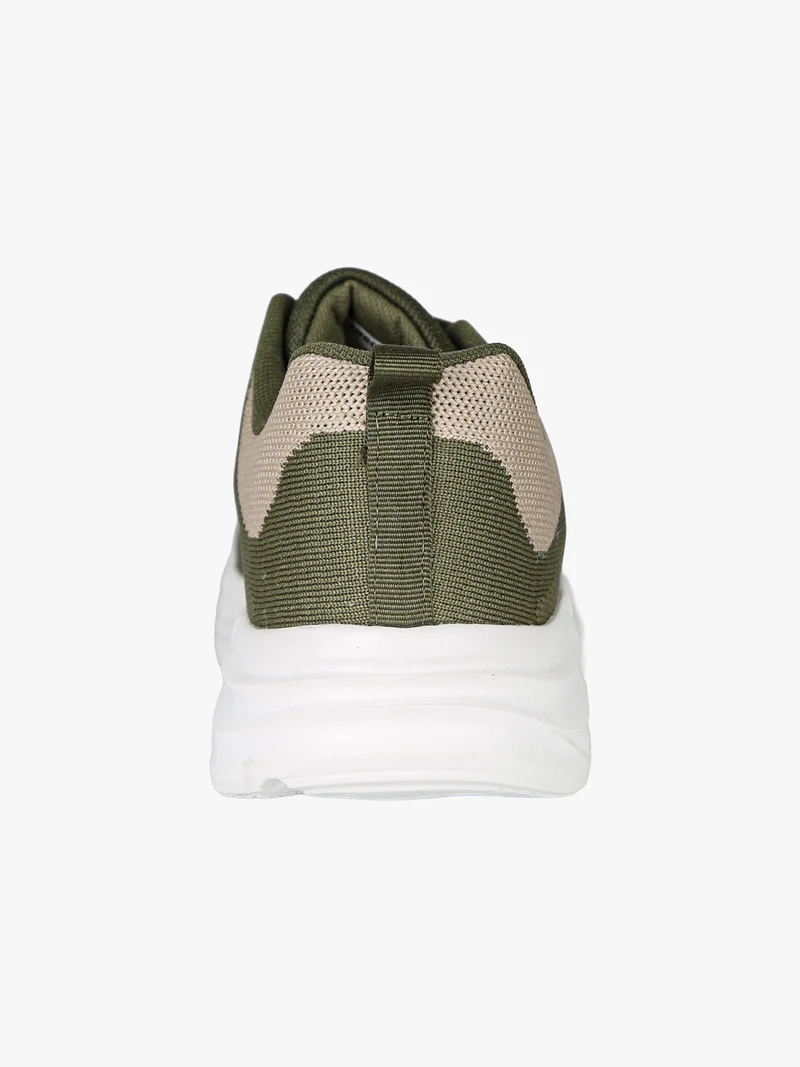 Sneakers sportive da uomo in tessuto - militare