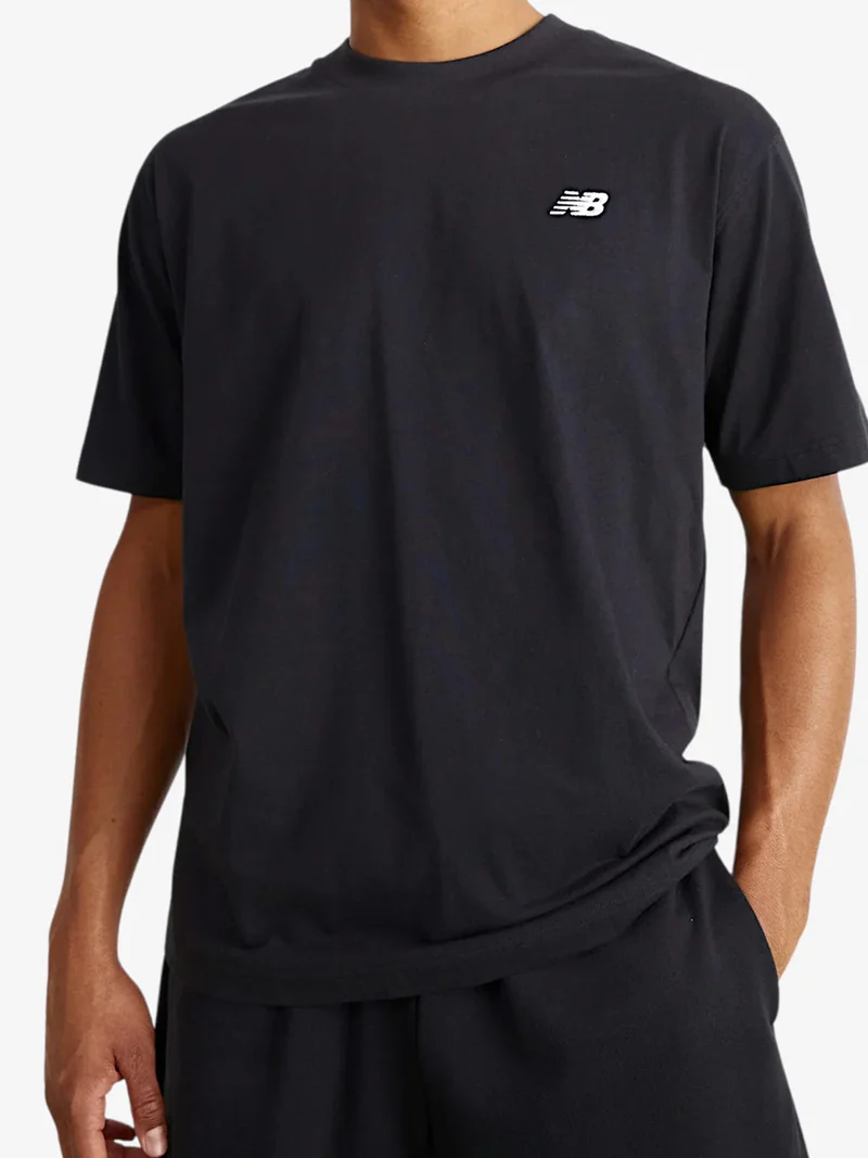 SPORT ESSENTIALS SMALL LOGO T-shirt da uomo a maniche corte in cotone - nero