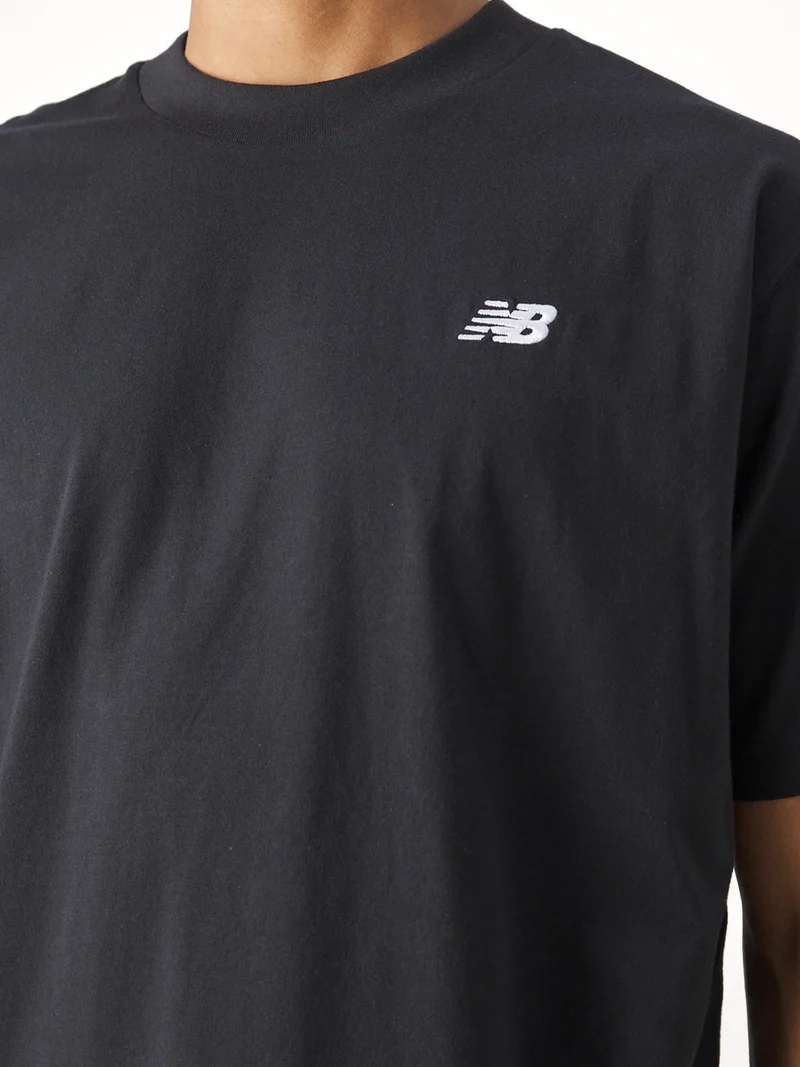 SPORT ESSENTIALS SMALL LOGO T-shirt da uomo a maniche corte in cotone - nero
