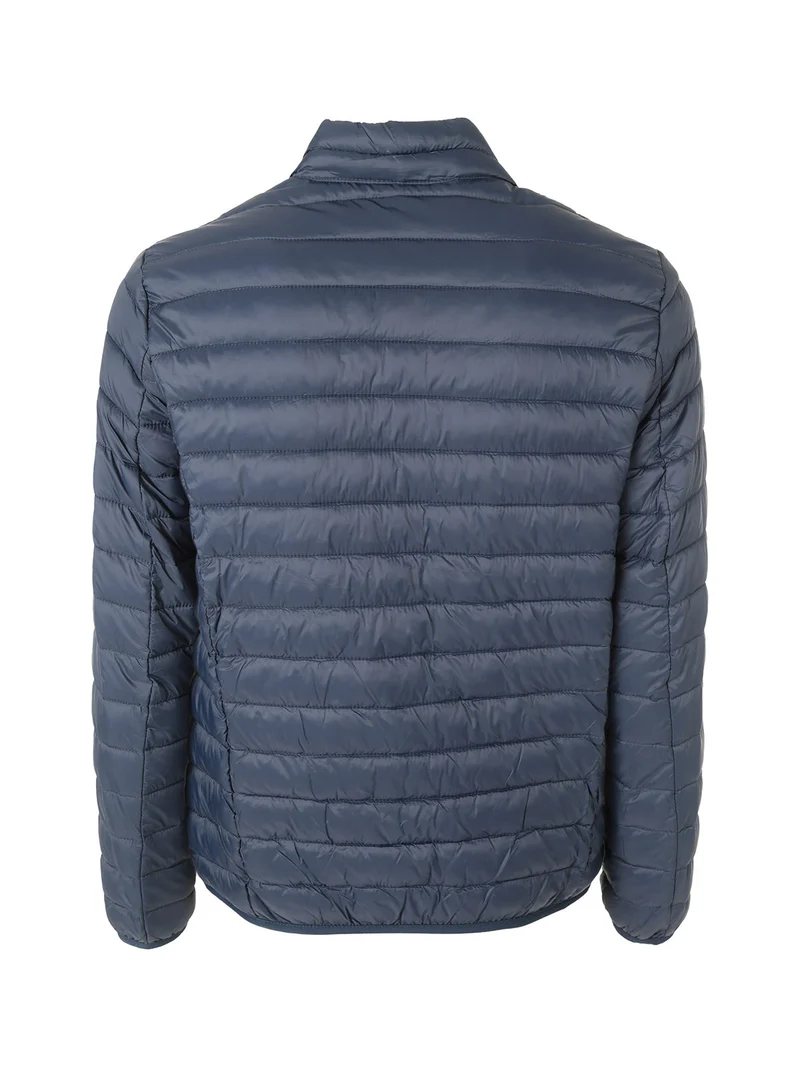 Giubbino da uomo modello 100 grammi con zip - blu