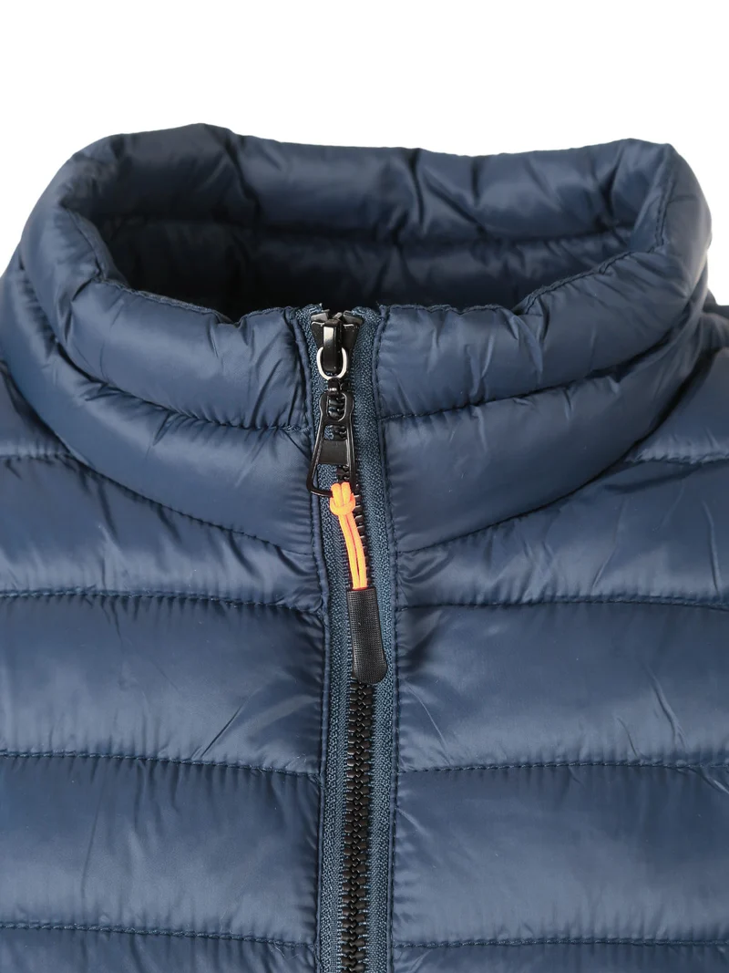 Giubbino da uomo modello 100 grammi con zip - blu