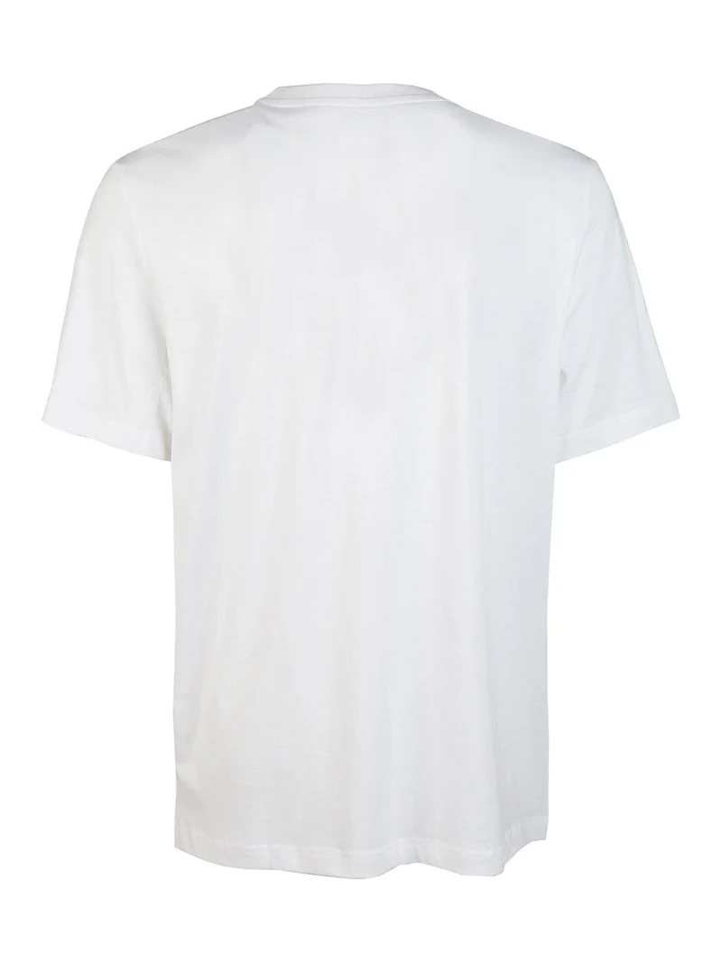 T-shirt girocollo con stampa disegno - bianco