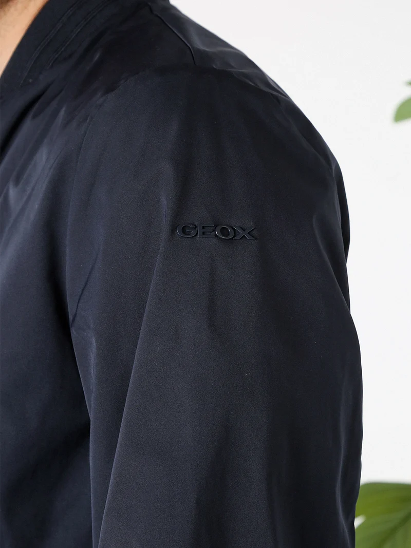 AVOLA giacca bomber da uomo con zip - blu scuro