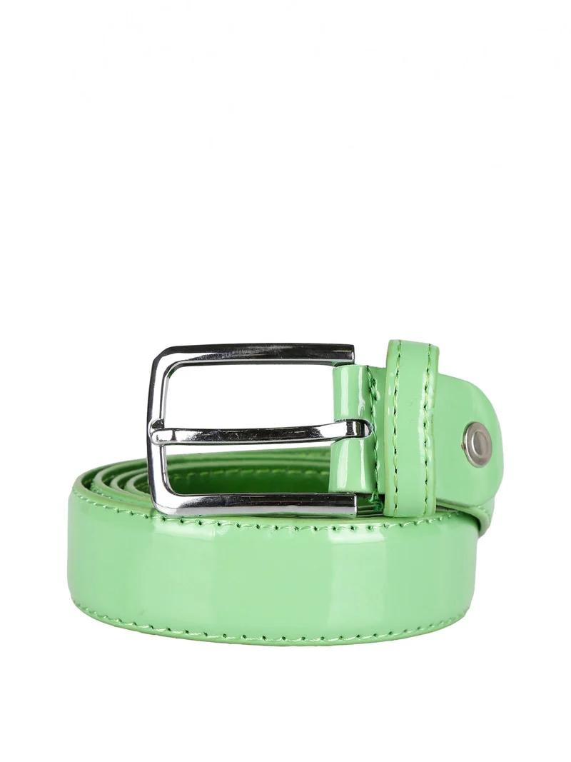 Cintura donna in vernice - verde