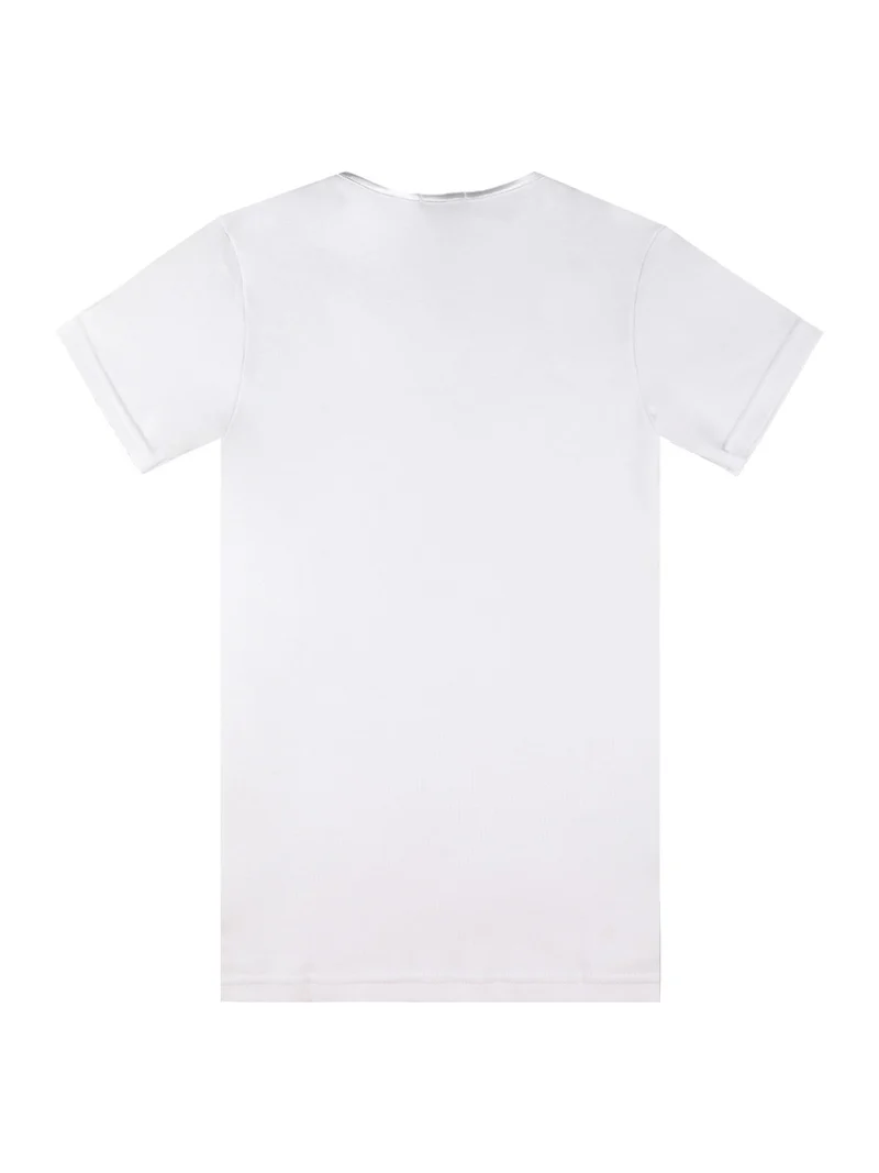 Maglia intima da bambini in cotone girocollo - bianco