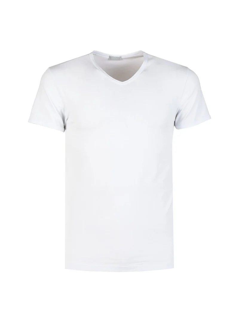 Maglia intima uomo scollo V - bianco