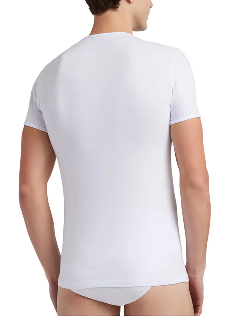 Maglia intima uomo scollo V - bianco