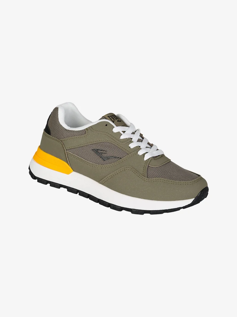 Sneakers da uomo stringate - militare