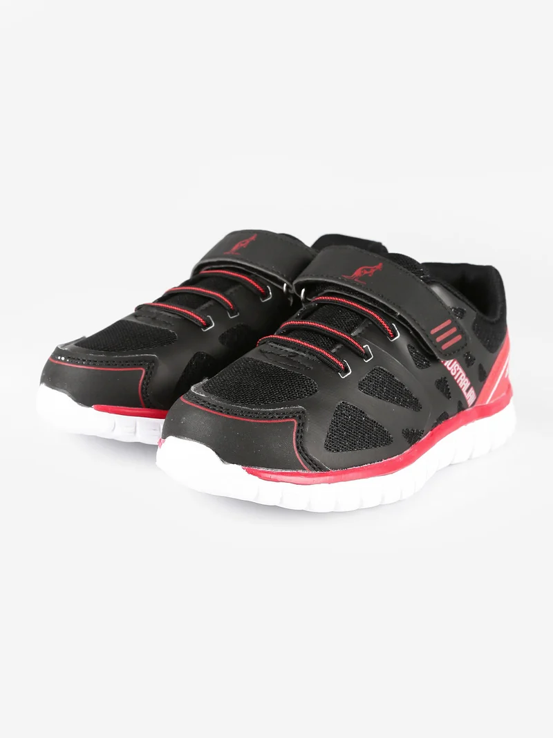Scarpe sportive da bambino con strappo - nero