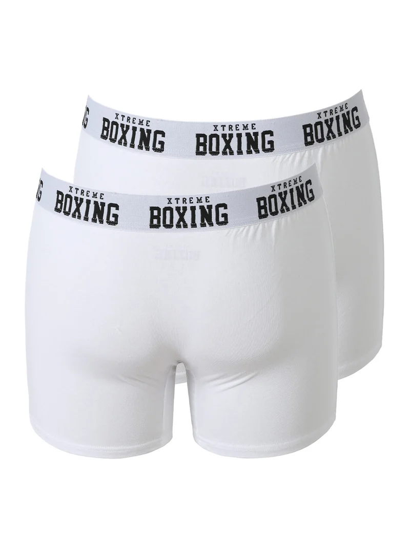 Confezione da 2 boxer uomo in cotone - bianco