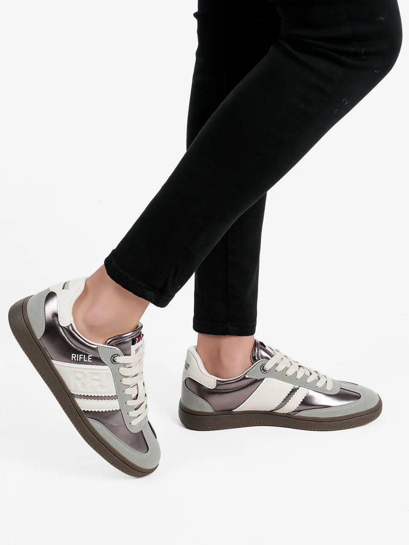 ALABAMA LUREX Sneakers donna basse - grigio