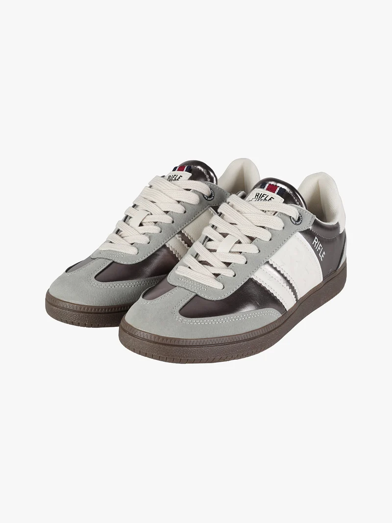 ALABAMA LUREX Sneakers donna basse - grigio