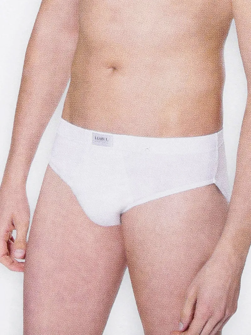 Slip da uomo in cotone mercerizzato - bianco
