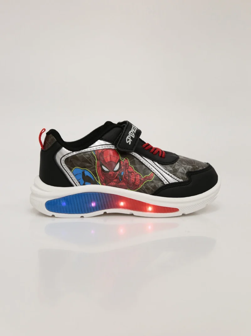 Sneakers da bambino con strappo e luci - multicolore