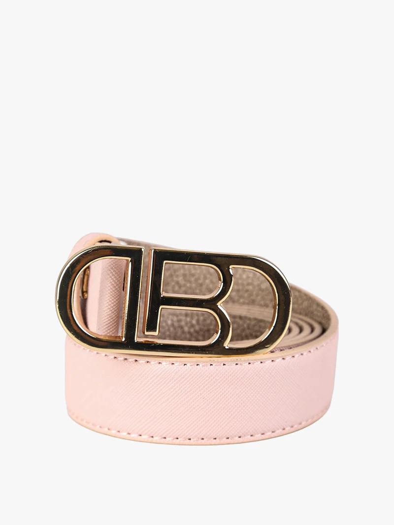 Cintura da donna con logo - cipria