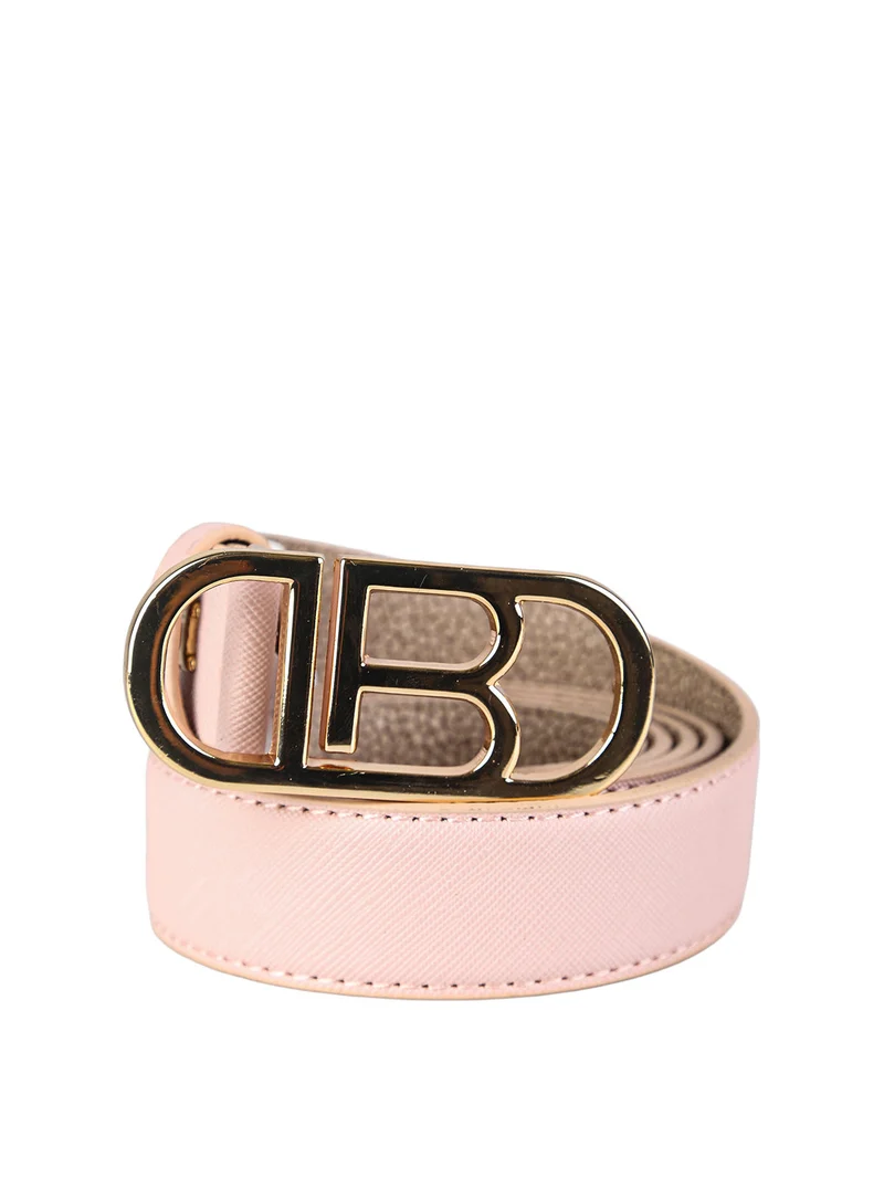 Cintura da donna con logo - cipria
