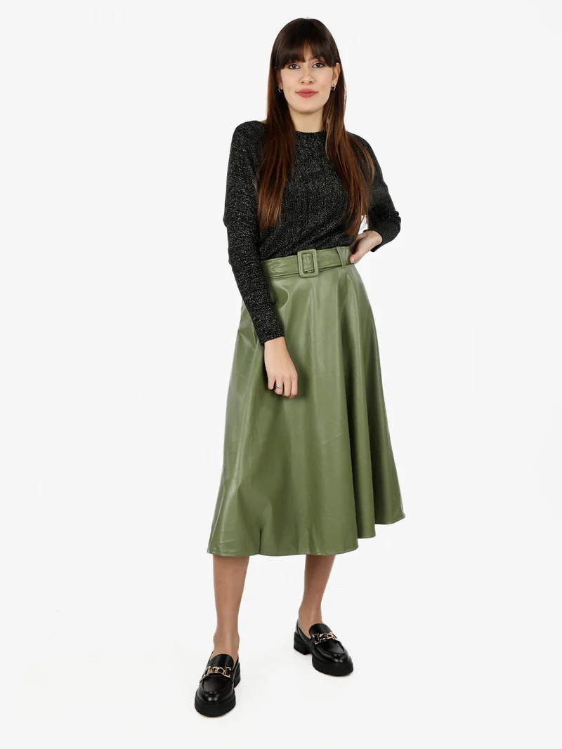 Maglia da donna girocollo con lurex - oro