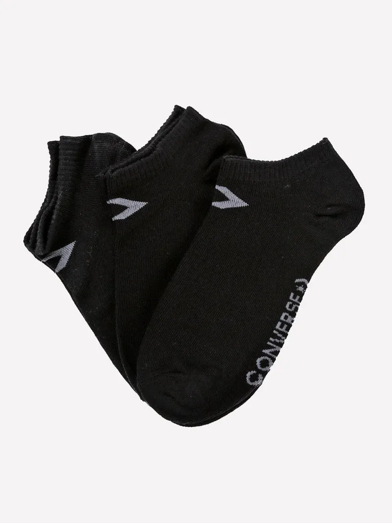 Calze corte in cotone 3 paia - nero
