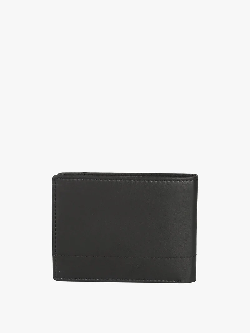Portafoglio in pelle da uomo - nero