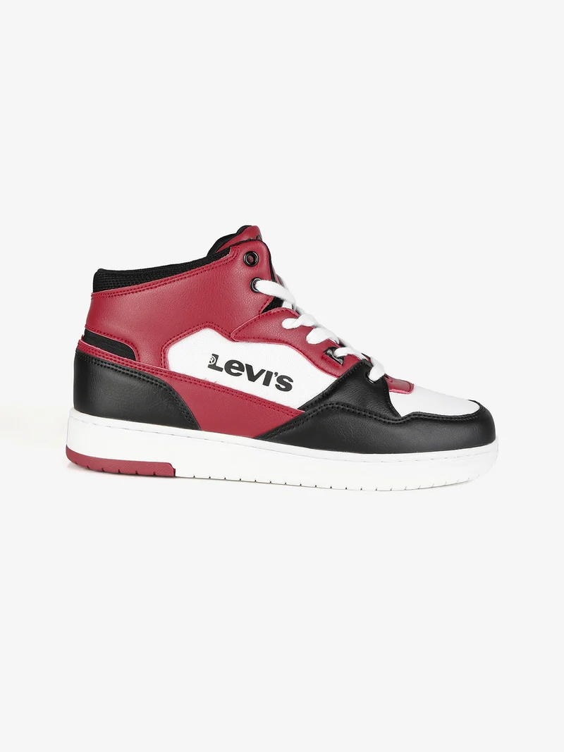 Block VIRV0013T Sneakers alte da ragazzo bicolor - rosso