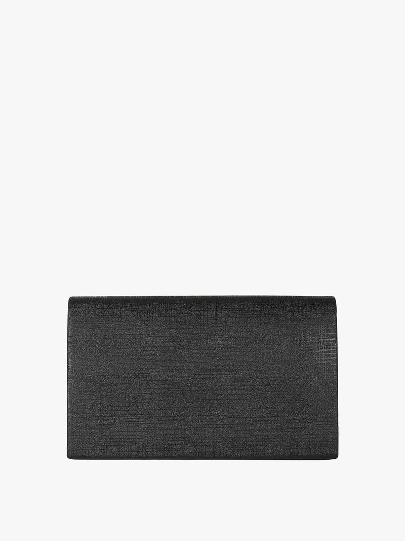 Pochette donna con lurex - nero