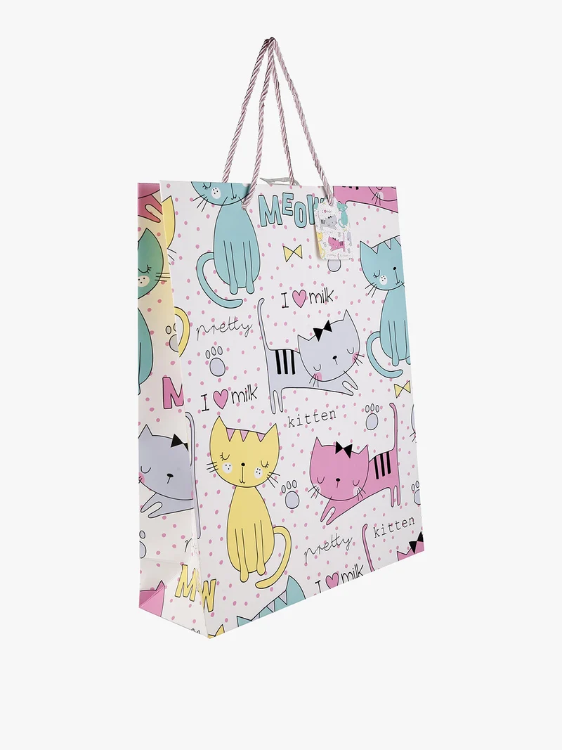 Sacchetto da regalo gatti - multicolore