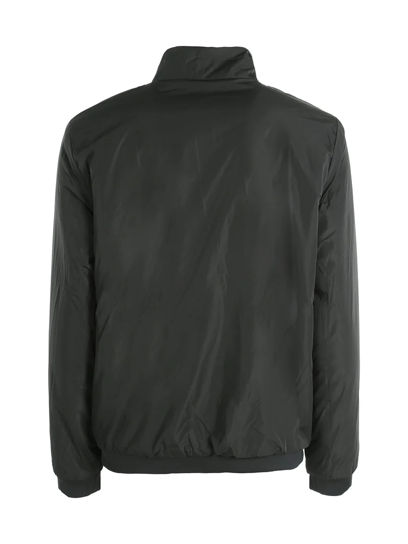 SWEATER Giacca reversibile da uomo con zip - militare