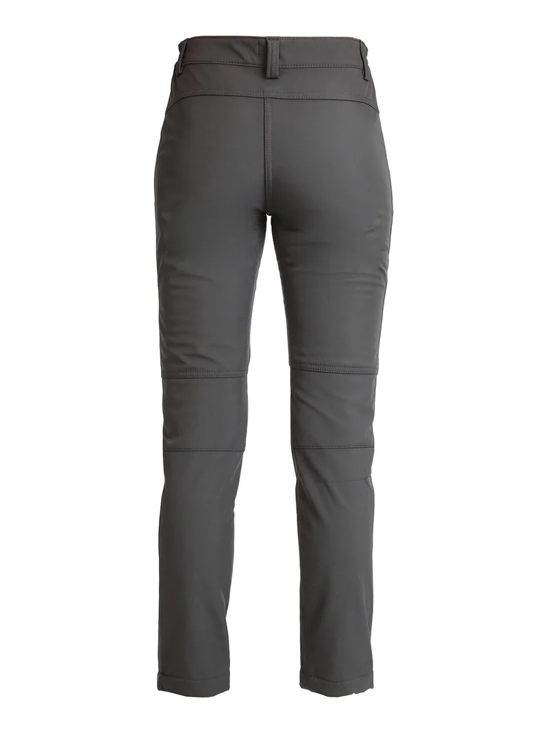 Pantaloni sportivi da donna in tessuto tecnico - grigio scuro