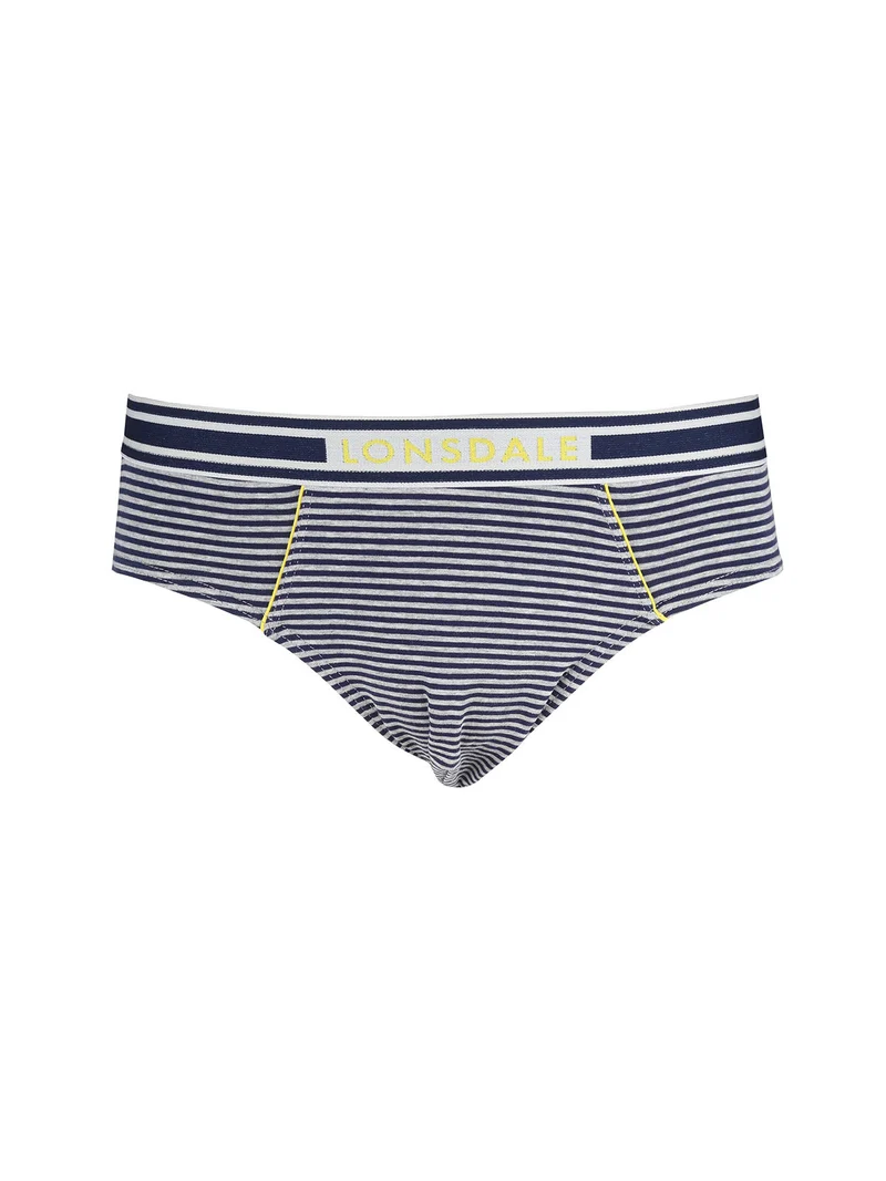 Slip da uomo in cotone elasticizzato - blu scuro