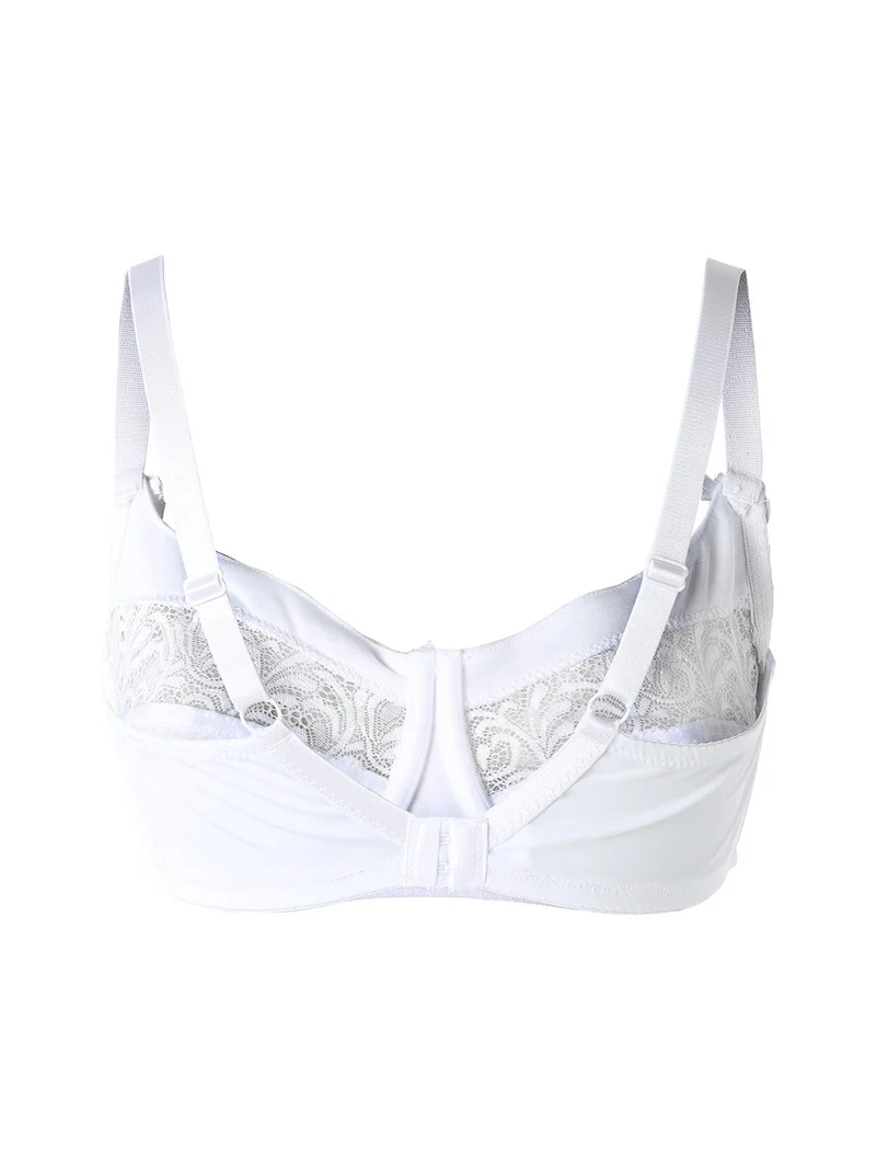 PRIMULA Reggiseno strutturato con pizzo senza imbottitura e senza ferretto COPPA C - bianco