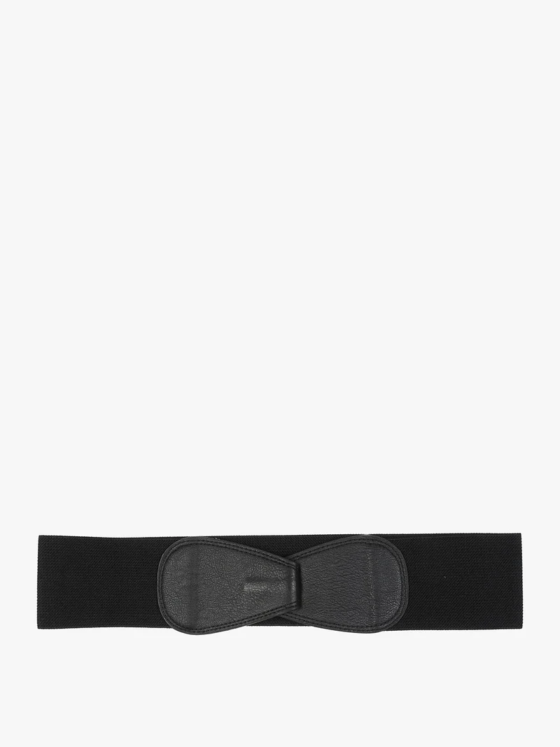 Cintura elastica da donna - nero