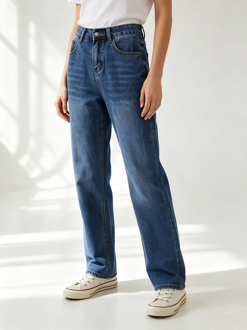 Jeans donna a gamba dritta - jeans