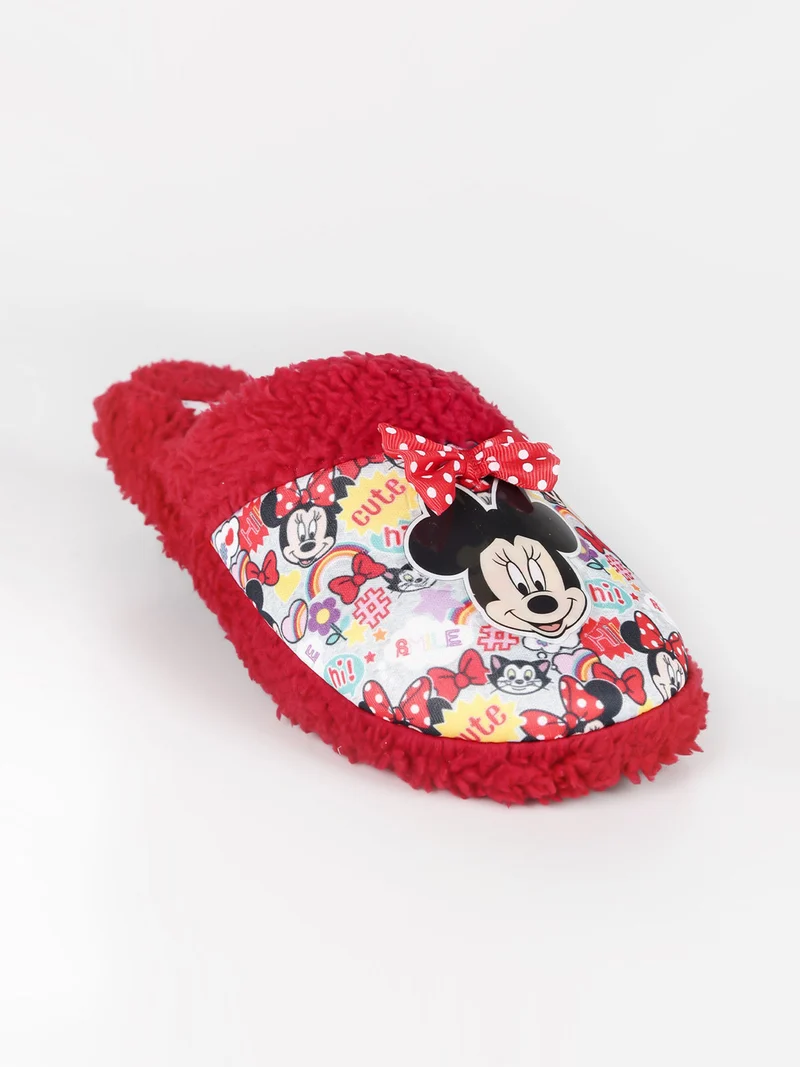 Minnie pantofole da bambina - rosso