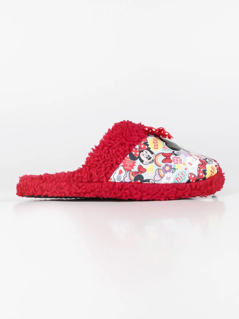 Minnie pantofole da bambina - rosso