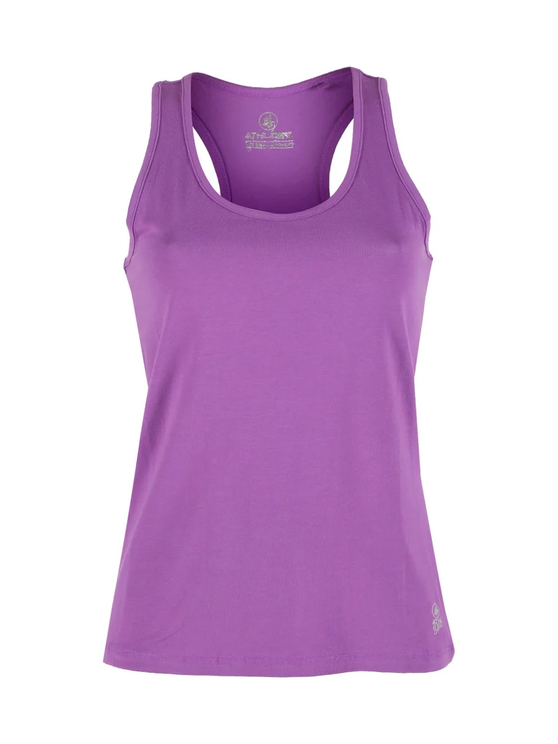 Canotta vogatore donna sportiva - viola