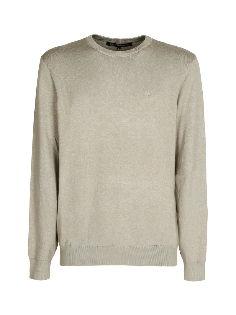 Pullover uomo scollo tondo - beige
