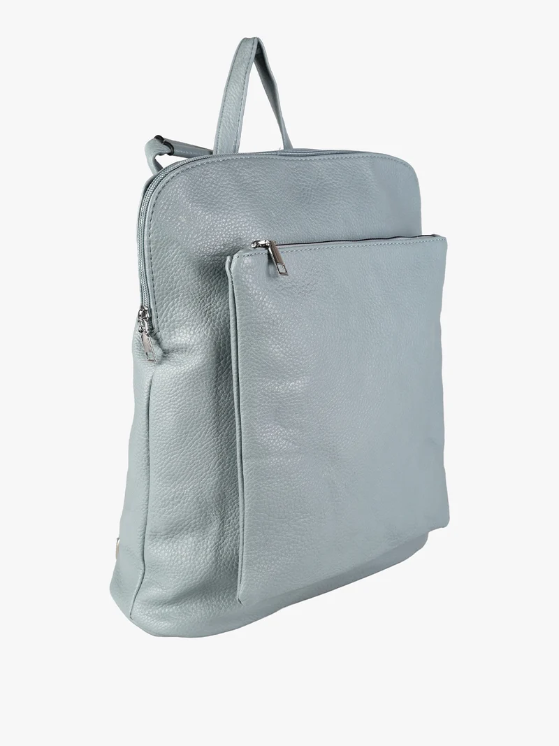 Zaino in ecopelle da donna - azzurro
