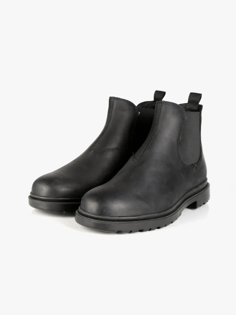 U ANDALO A Stivaletti in pelle uomo - nero