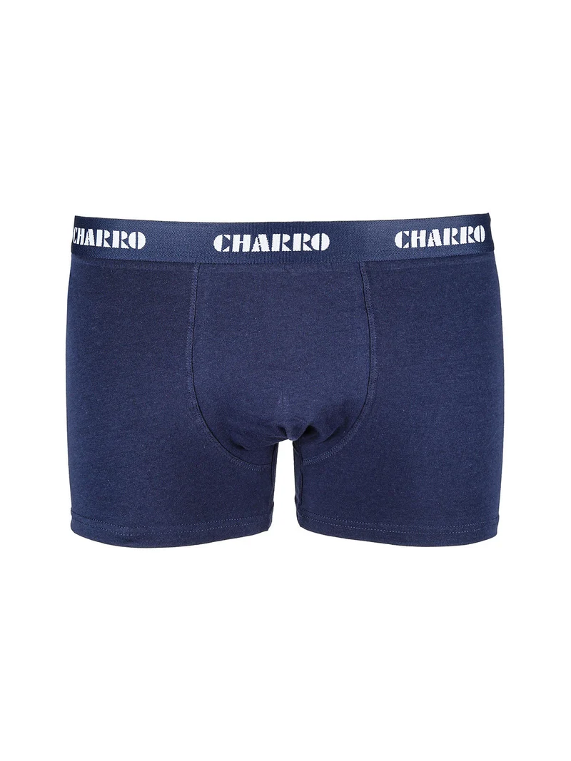 Boxer da uomo tinta unita - blu scuro