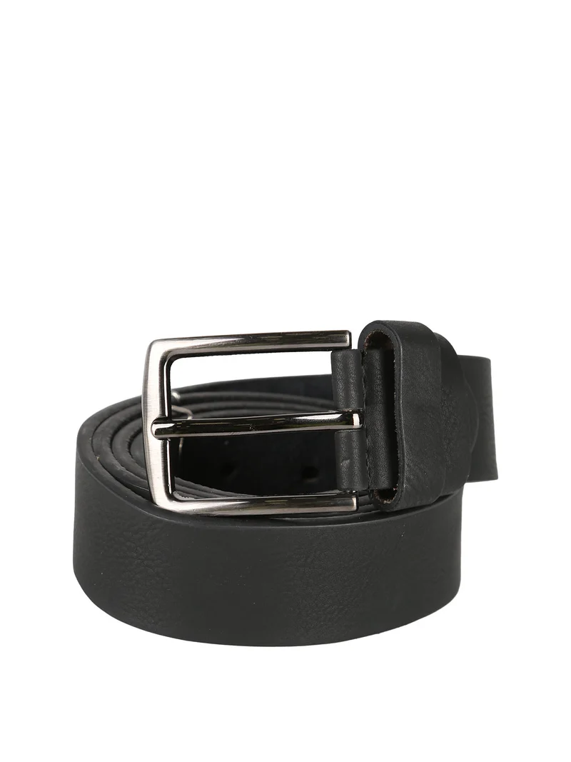 Cintura da uomo in ecopelle - nero