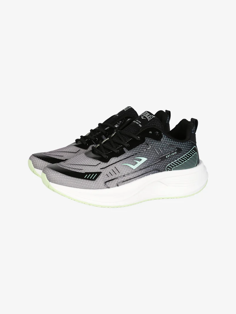 Sneakers sportive da uomo con lacci - nero