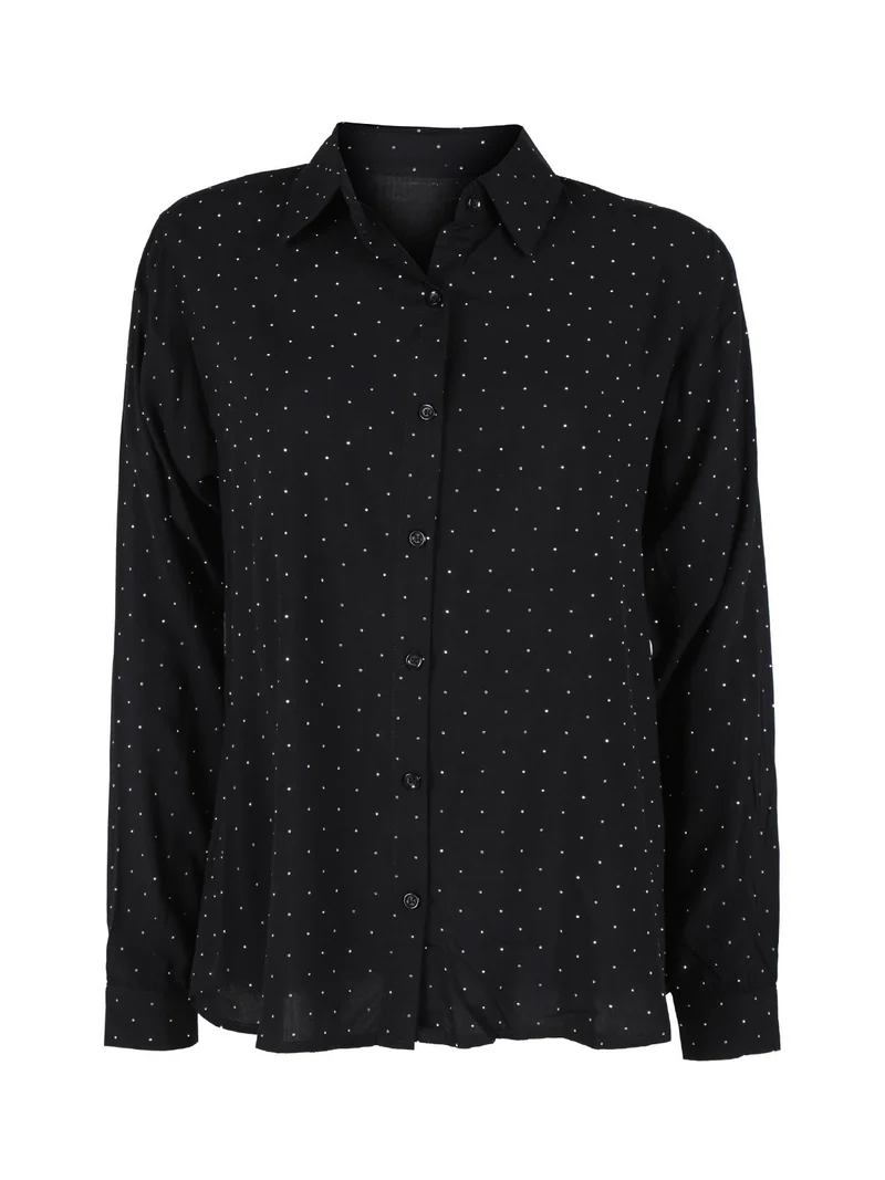 Solada Camicia donna con piccole borchie luccicanti