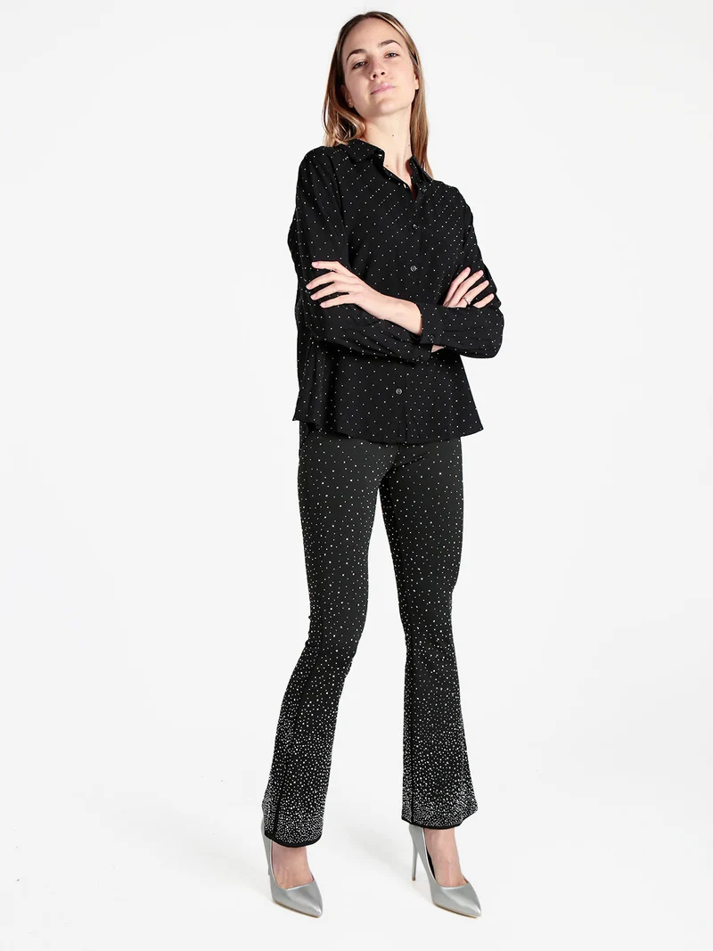 Solada Camicia donna con piccole borchie luccicanti