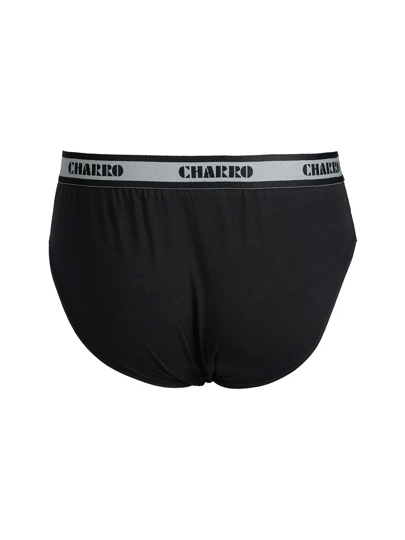 Slip da uomo in tinta unita - nero