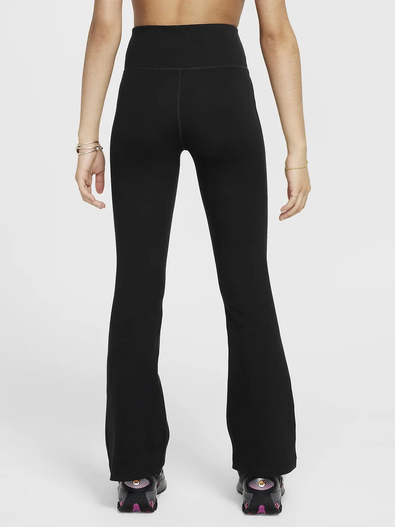 Leggings flare da ragazza - nero