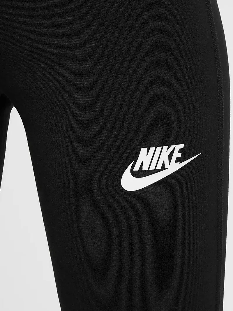 Leggings flare da ragazza - nero