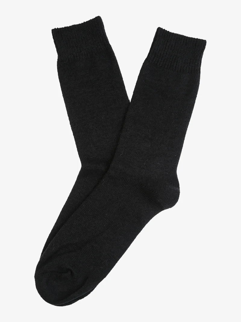 Calze corte morbide da uomo - nero
