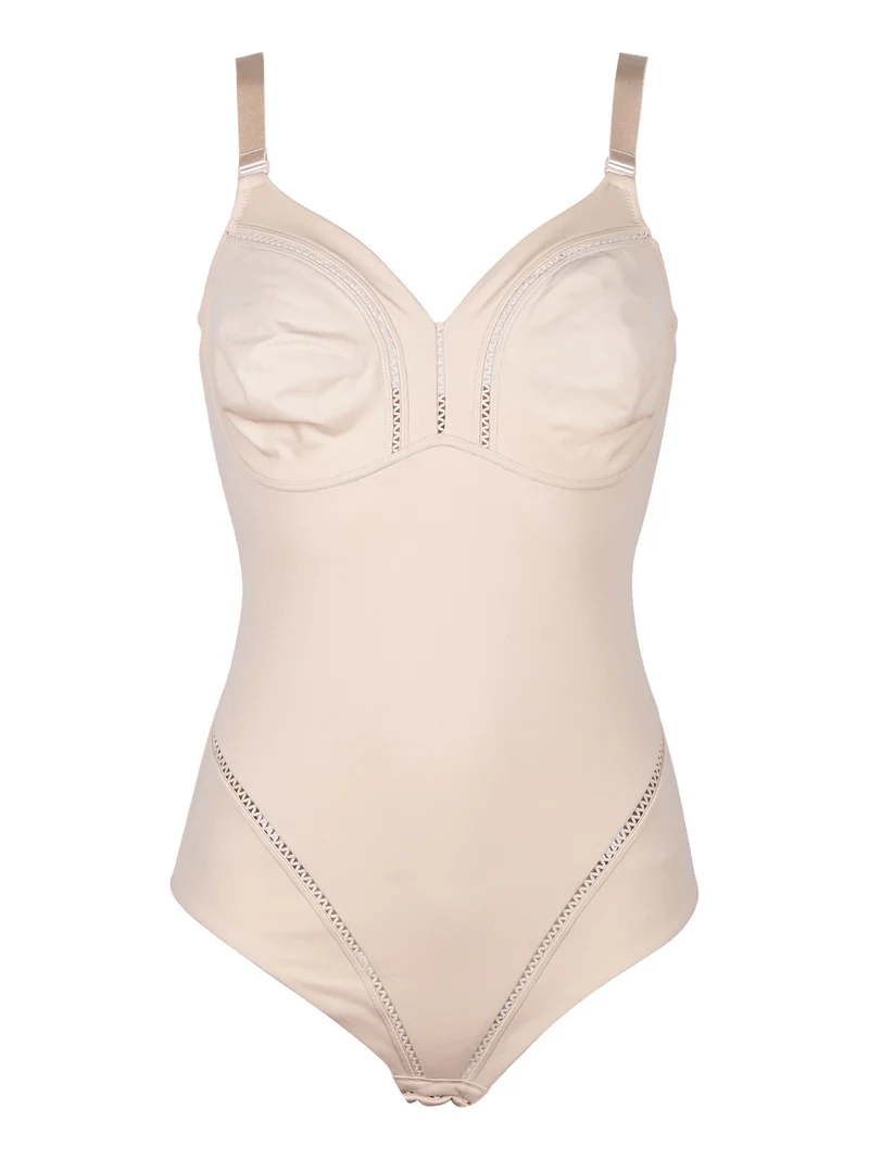 DAFNE Body in microfibra elasticizzata coppa C - nudo