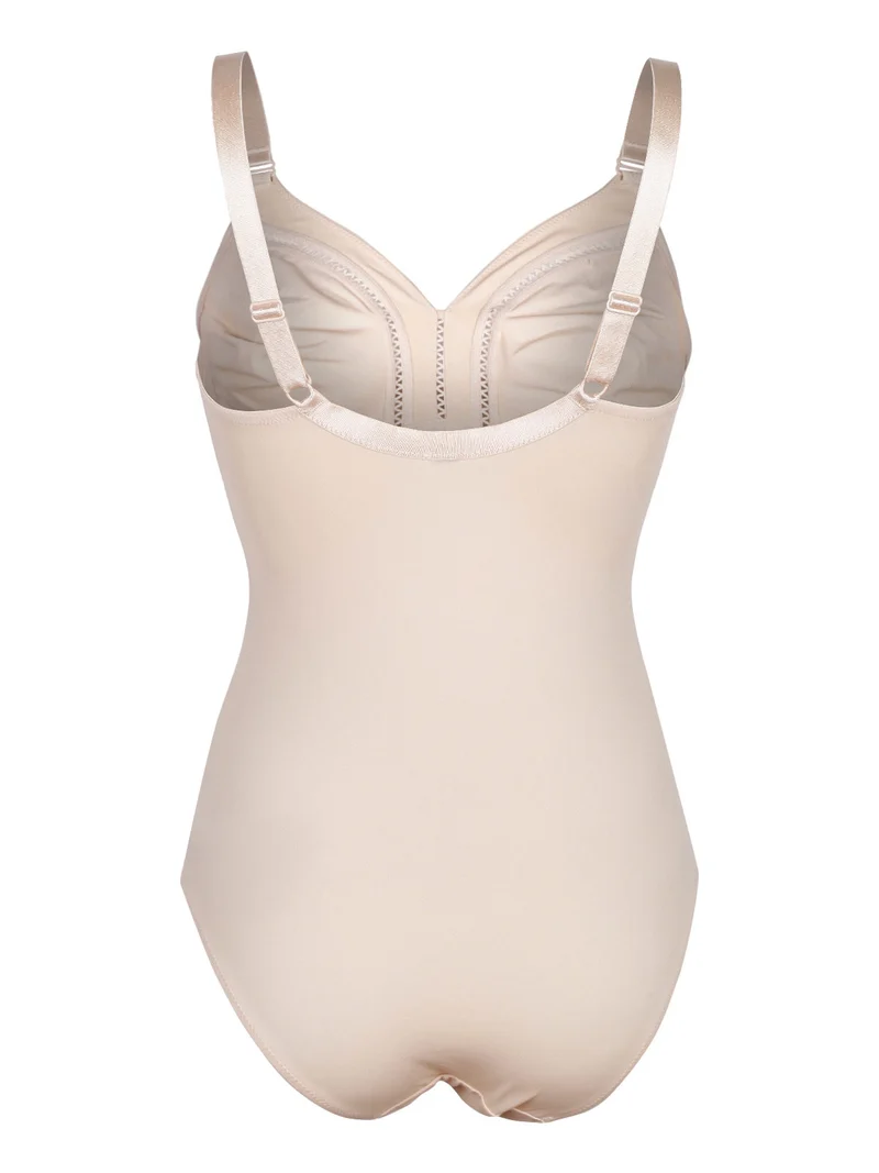 DAFNE Body in microfibra elasticizzata coppa C - nudo