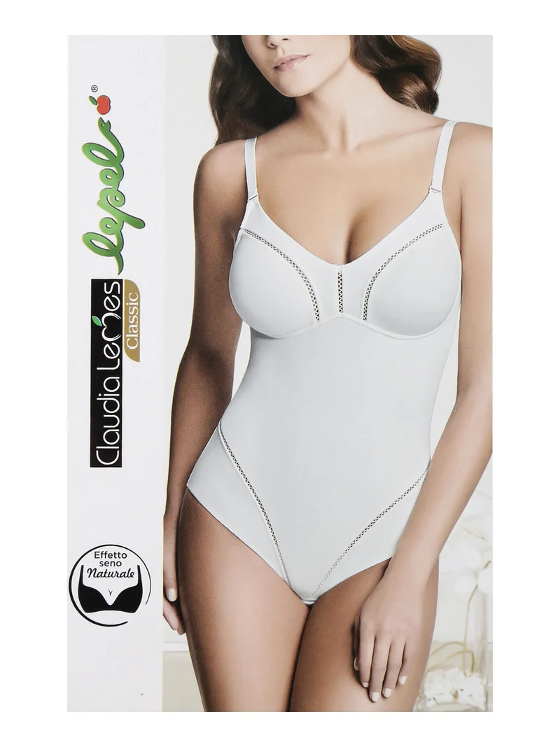 DAFNE Body in microfibra elasticizzata coppa C - nudo